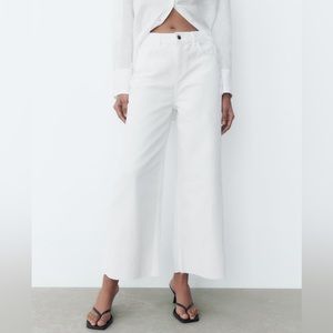 Mid rise culotte jeans